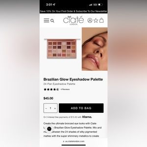 TWO BRAND NEW EYESHADOW PALETTES. Violet Voss and Ciaté.